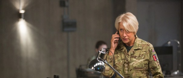 Colonel Katherine Powell (Helen Mirren) in a scene from EYE IN THE SKY, directed by Gavin Hood. In cinemas 24 March 2016. An Entertainment One Films release. For more information contact Claire Fromm: cfromm@entonegroup.com
